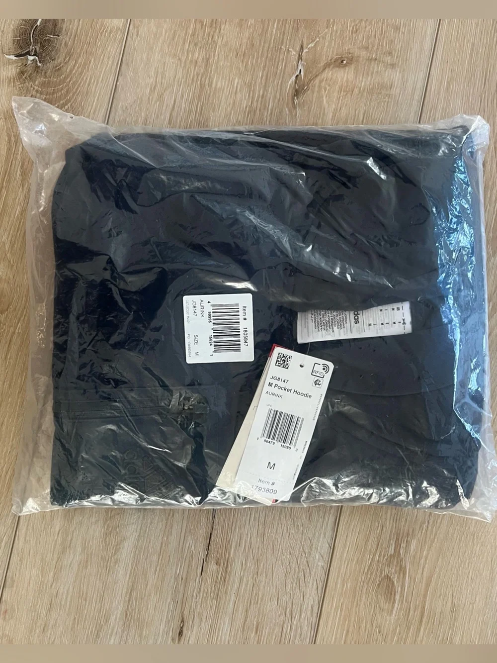 NWT Adidas M Pocket Hoodie - Navy